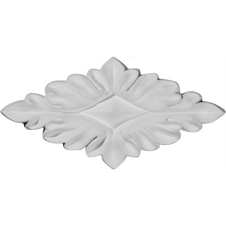 Ekena Millwork 6 3/4"W x 3 1/8"H x 5/8"P Quentin Diamond Center Onlay ONL06X03QU